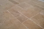 Beige Travertine-Cross Cut-Tumbled-Tile