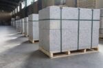Light Grey Granite-Flamed-Kerbstone