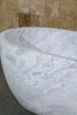 White Marble Bathtub