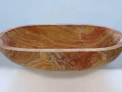 Yellow Travertine Bathtub