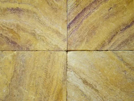 Yellow Travertine-Cross Cut-Brushed