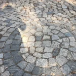 03-Тротуарная плитка из чёрного гранита