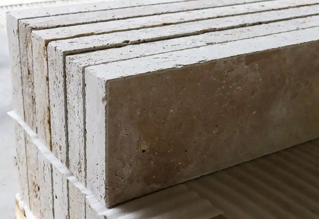 Beige Travertine-Kerbstone (3) Beige Travertine-Kerbstone