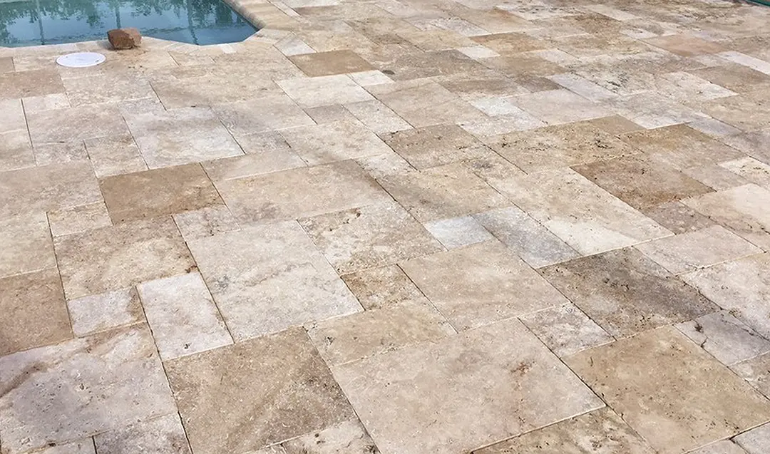 Beige Travertine-Paver Beige Travertine-Paver