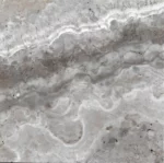 Silver Travertine-Cross Cut-Brushed-Tile