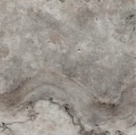 Silver Travertine-Cross Cut-Brushed-Tile