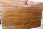 Yellow Travertine-Vein-Cut-Honed-Slab