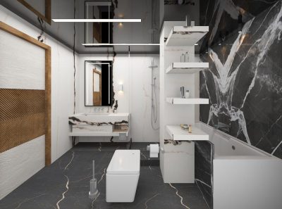 Bathroom سنگ‌های طبیعی حمام