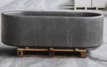 Pietra Grey Marble Bathtub - Brushed